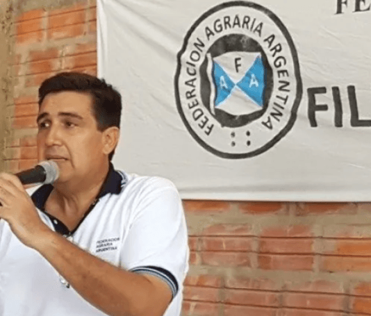 LAGUNA NAINECK: FFA-AYALA: «La crisis del campo es terminal, la ayuda que llegó equivaldría sólo al valor de un viaje político de los tantos que realiza por mes,