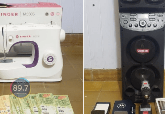 EL ESPINILLO: La Policía recuperó bienes sustraídos de un local comercial