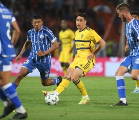 Boca Juniors le ganó a Godoy Cruz en Mendoza y sueña con clasificarse a la Copa Libertadores