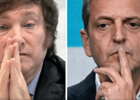Seis de nueve encuestas dan a Javier Milei ganador en el balotaje contra Sergio Massa