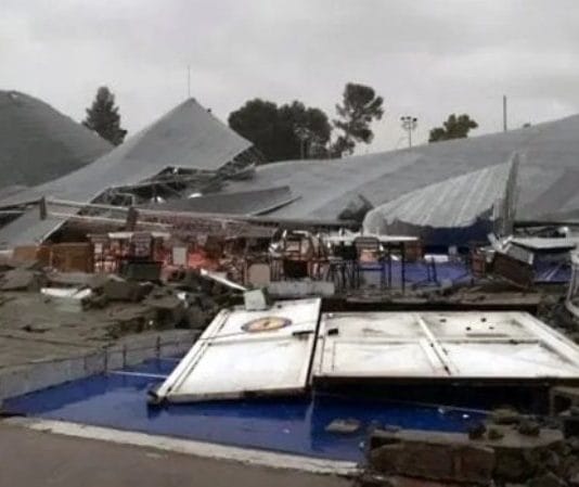 Violento temporal con ráfagas de 100 km/h castigó el AMBA: mapa del tornado en vivo