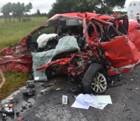 EN OTRO HECHO: Dos personas murieron tras un choque frontal en la ruta 81