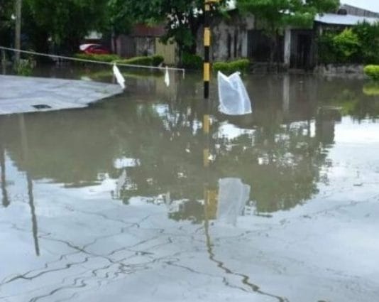Fuerte temporal de lluvia azotó nuevamente Formosa y los barrios quedaron bajo agua