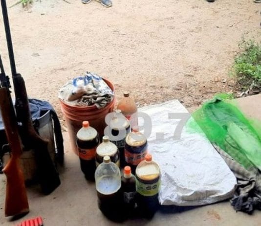 LAGUNA NAINECK: Allanamiento con secuestro y detención