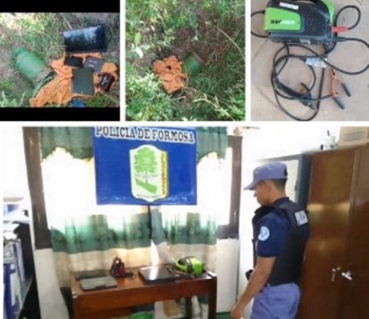 LAGUNA BLANCA: Eficaz labor policial en la recuperación de bienes sustraídos y la retención de tres menores involucrados en las causas.