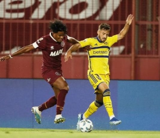 Boca perdió en su visita a Lanús y se aleja de los cuatro primeros puestos de la zona por la Copa de la Liga