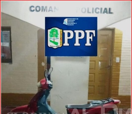LA PRIMAVERA: Recuperan en Clorinda una motocicleta que interesaba a un expediente judicial en la Unidad Especial.