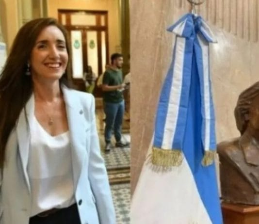 Villarruel retiró un busto de Néstor Kirchner del Congreso