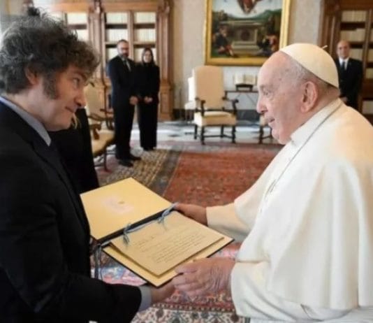 Milei y Francisco estuvieron reunidos más de una hora en el Vaticano