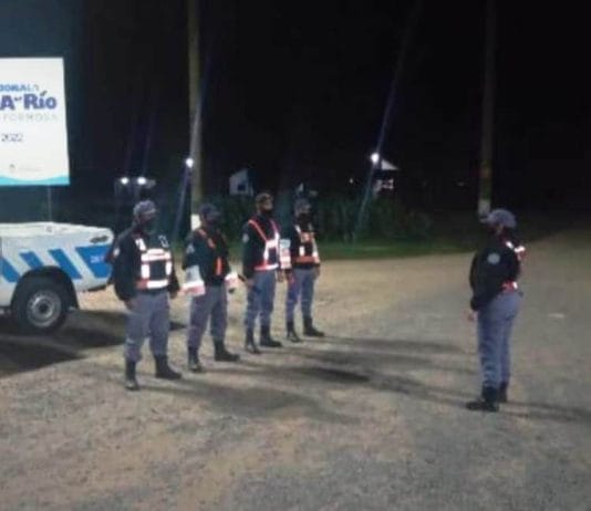 LAGUNA BLANCA: Operativo de control vehicular y alcohotest