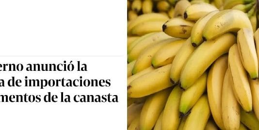 LAGUNA NAINECK. FAA: “La importación de bananas siempre estuvo liberada”