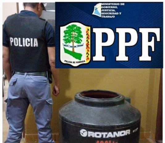LAGUNA BLANCA: La Policía recuperó un tanque de agua sustraído
