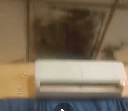 LAGUNA NAINECK: En la EPES 19 “sigue chorreando el techo”