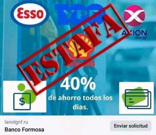 ESTAFA VIRTUAL: La policia alerta a la comunidad ante publicidades engañosas en redes sociales.