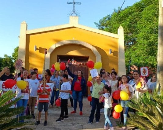 LAGUNA NAINECK: Direron inicio este domingo el mes dedicado al Sagrado Corazón de Jesús.