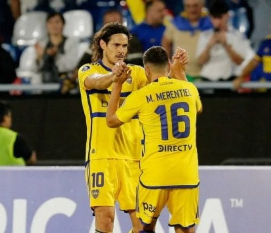 Con golazo de Cavani, Boca se lo dio vuelta a Sportivo Trinidense y da pelea en la Copa Sudamericana