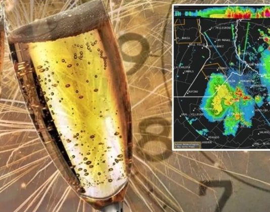 El pronóstico para el 31 de diciembre: Las lluvias y temperaturas para fin de año