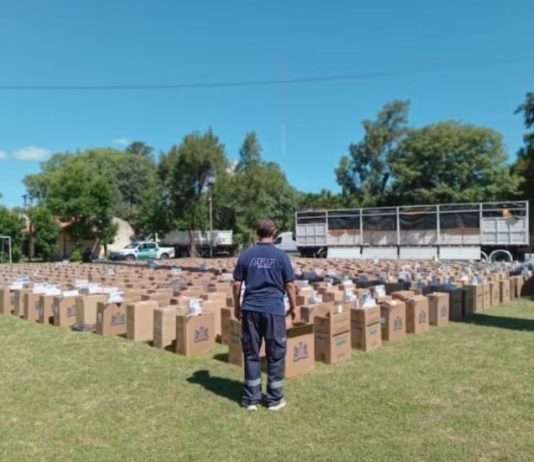 In fraganti. Detienen a un camionero que intentó contrabandear 500 mil atados de cigarrillos valuados en $780 millones