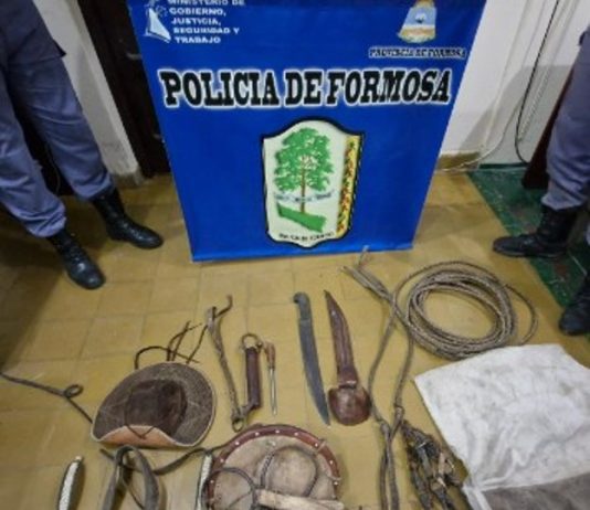 LAGUNA BLANCA: Recuperaron bienes sustraidos de un puesto ganadero