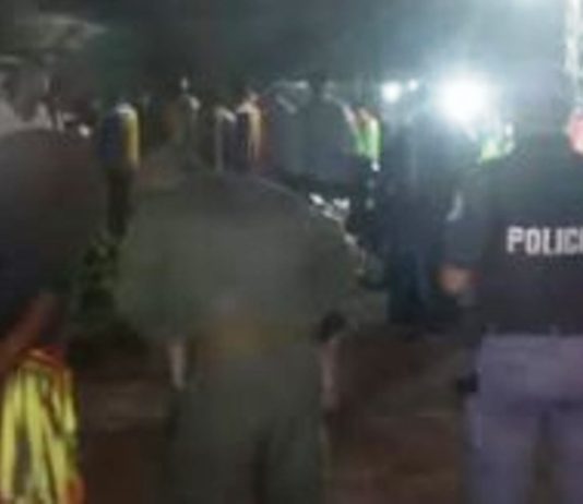 LA PRIMAVERA: La Policía participó de un evento religioso