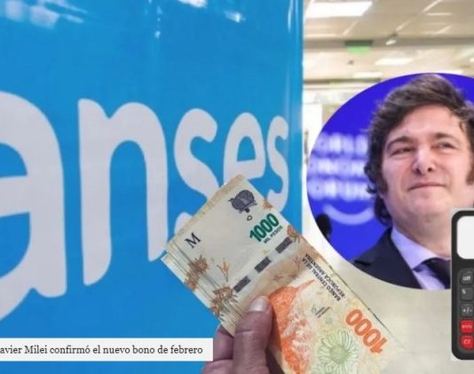 En febrero, nuevo bono para jubilados y pensionados confirmado por Javier Milei