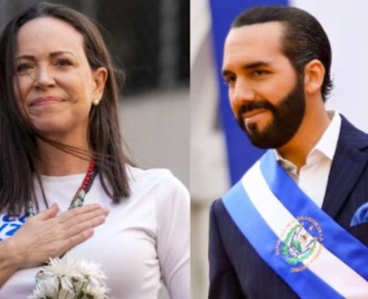 María Corina Machado agradeció el apoyo de Nayib Bukele a la lucha por la libertad en Venezuela