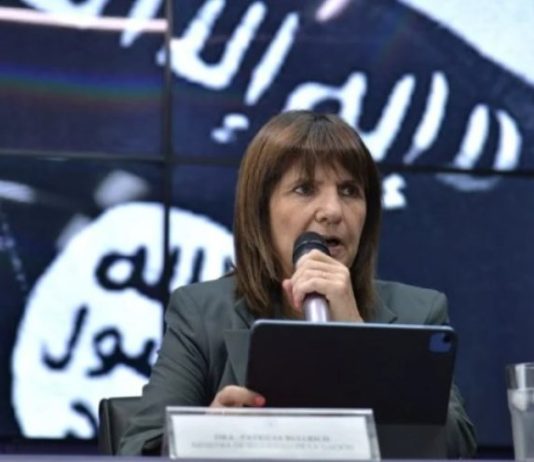 Bullrich confirmó la captura de un terrorista vinculado al Estado Islámico