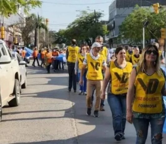 VOZ DOCENTE: «Lo que venimos solicitando al Gobierno es un sueldo básico equivalente al costo de la canasta»