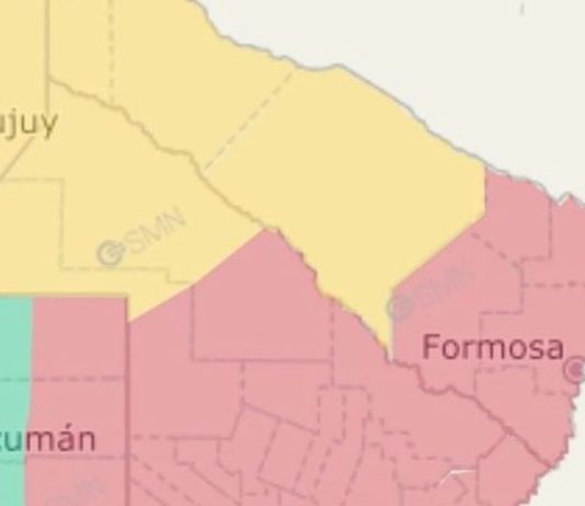 Formosa inicia el ciclo lectivo bajo una alerta roja por calor extremo