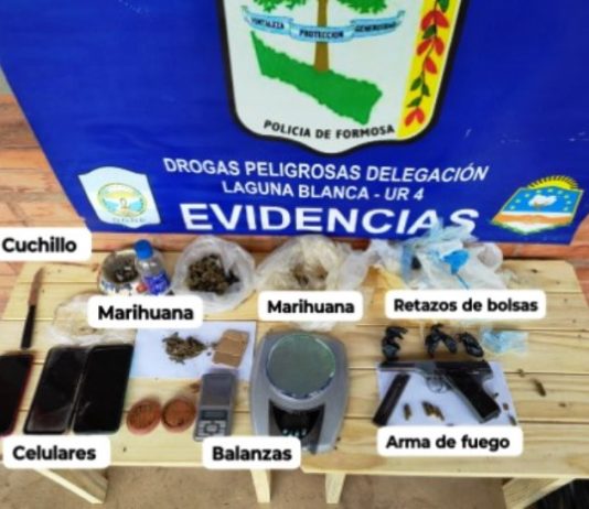 MISION TACAAGLÉ: Durante procedimiento contra el narco crimen secuestran drogas, armas y otros elementos