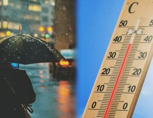 El pronóstico para este lunes en el país: Las lluvias y las temperaturas