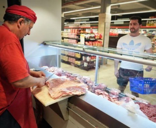 Impulsada por la suba de la carne, la inflación de alimentos acumula una suba del 3,4% en abril