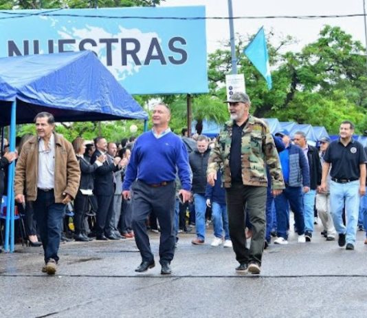 Insfrán encabezó el acto central en homenaje a ex combatientes y veteranos de Malvinas