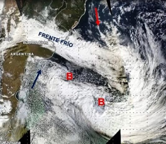 El pronóstico para este lunes: Sigue entrando aire frío al área central