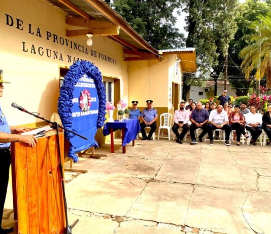 Laguna Naineck rindió homenaje al agente Ramón Vargas a 60 años de su fallecimiento