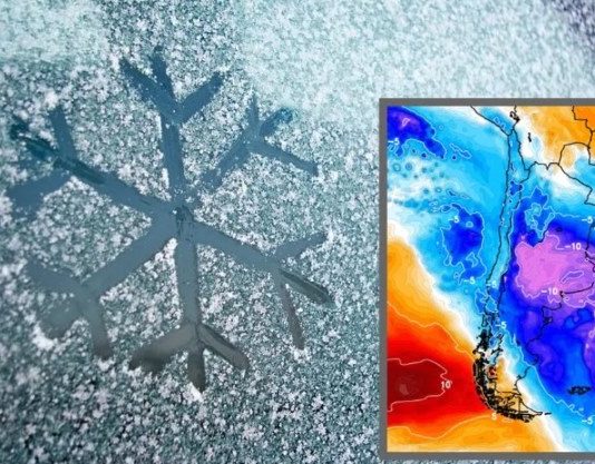 El pronóstico para el martes: Ingreso de aire antártico polar al área central