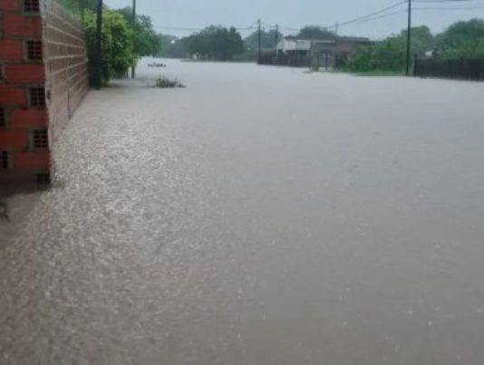 Graves inundaciones en la zona centro de la provincia: Palo Santo y Potrero Norte bajo el agua