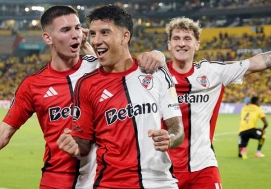 River le ganó 3 a 2 a Barcelona de Ecuador y se encamina a la clasificación en la Copa Libertadores