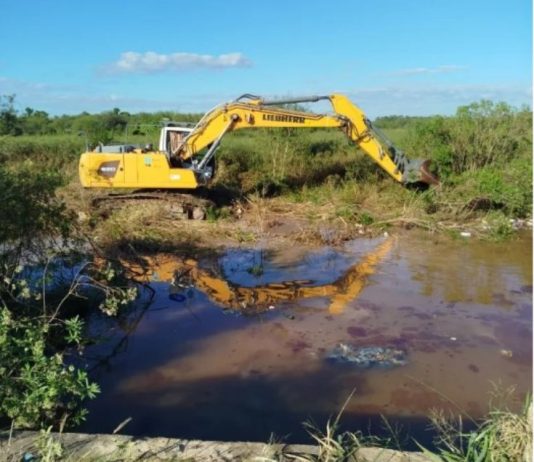 EMERGENCIA HÍDRICA: Vialidad Nacional realiza trabajos de emergencia sobre la RN81 por la crecida del agua en Palo Santo