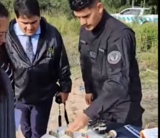 La Policía destruyó artefactos explosivos secuestrados en Laguna Naineck