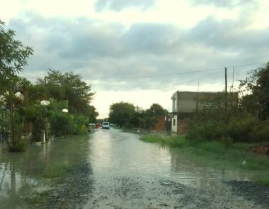 CLORINDA: Cayeron 160 milímetros de lluvia y hubo problemas de escurrimiento en algunos barrios