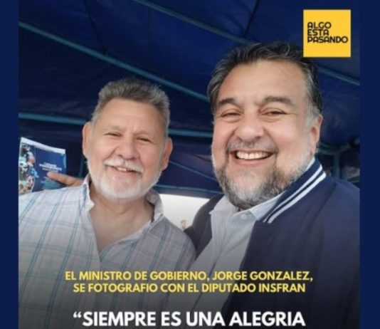 Minstro González: “¡Siempre es una alegría encontrarse con amigos!”