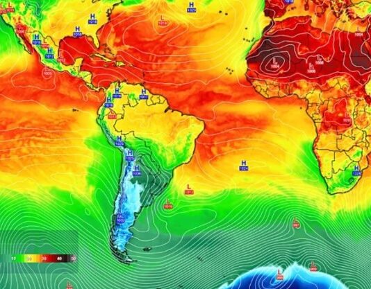 Argentina se convirtió en el país más frío de la Tierra