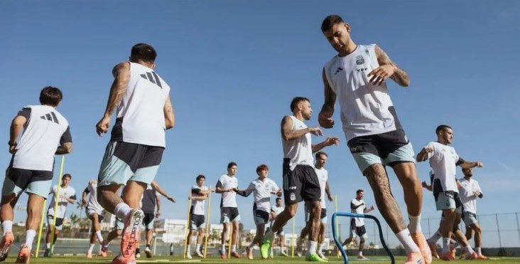 La Selección argentina cierra el año en Angola