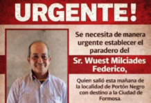 PORTON NEGRO: Buscan a un hombre de 61 años desaparecido tras ausentarse de su domicilio