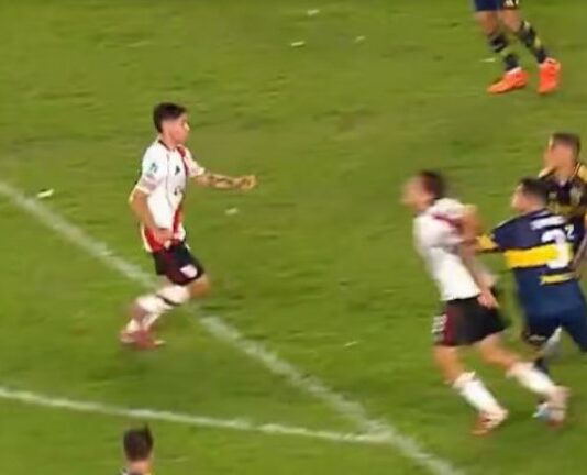 La presentación de River en AFA tras la polémica por el penal del Superclásico ante Boca