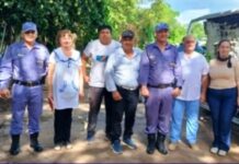 Visita policial de Inspección en la Unidad Especial La Primavera