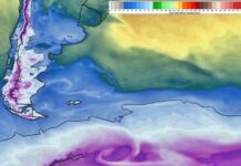 El pronóstico para este lunes: Entrada de aire frío al área central