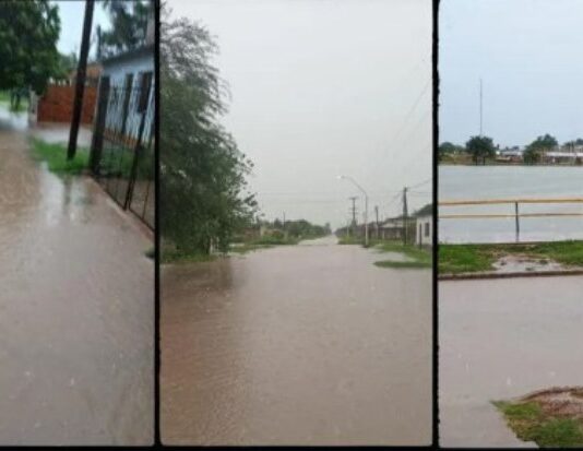 BUENA VISTA BAJO AGUA: Cayó 160 mm en apenas diez horas