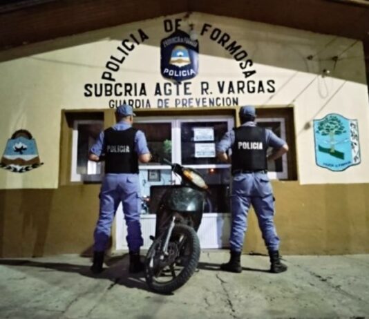 LAGUNA NAINECK: Recuperan motocicleta sustraida tras operativo policial